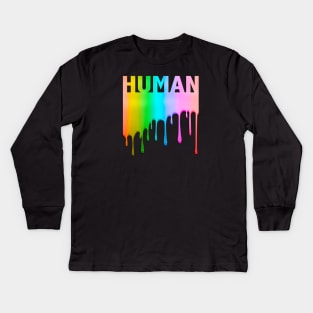 Human Kids Long Sleeve T-Shirt